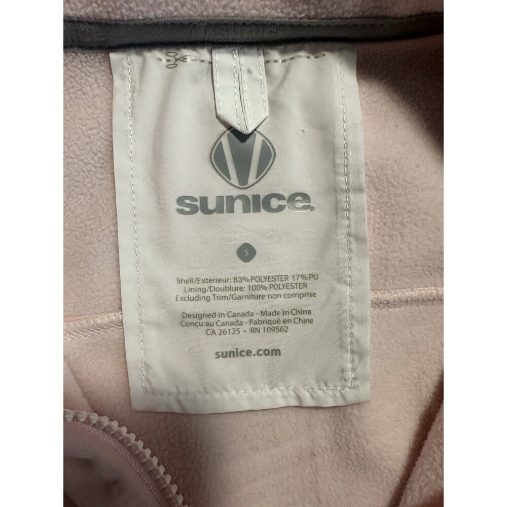 Sunice Jacket Women's Size Small Pink Full Zip Golf Athleisure Outdoor Softshell - Picture 3 of 6